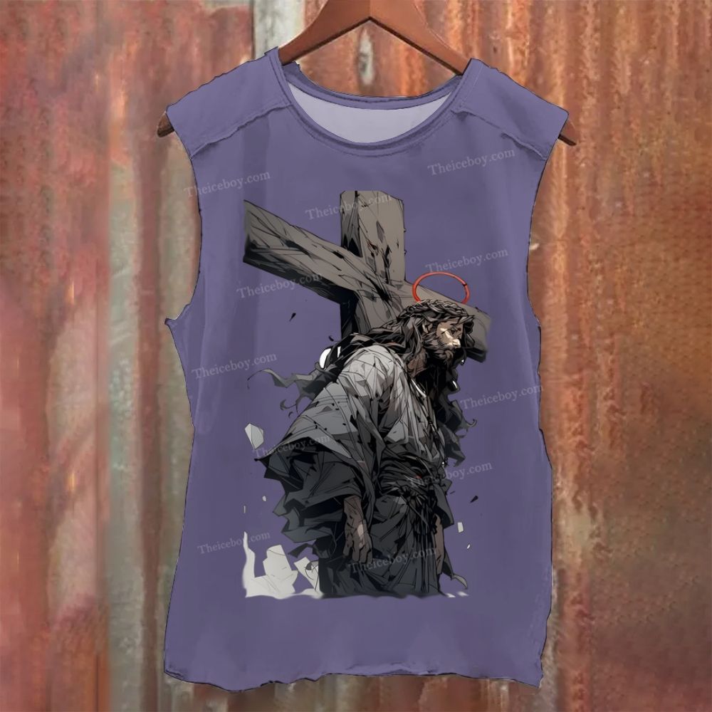 Guardian of the Cross Vintage Washed Tank Top