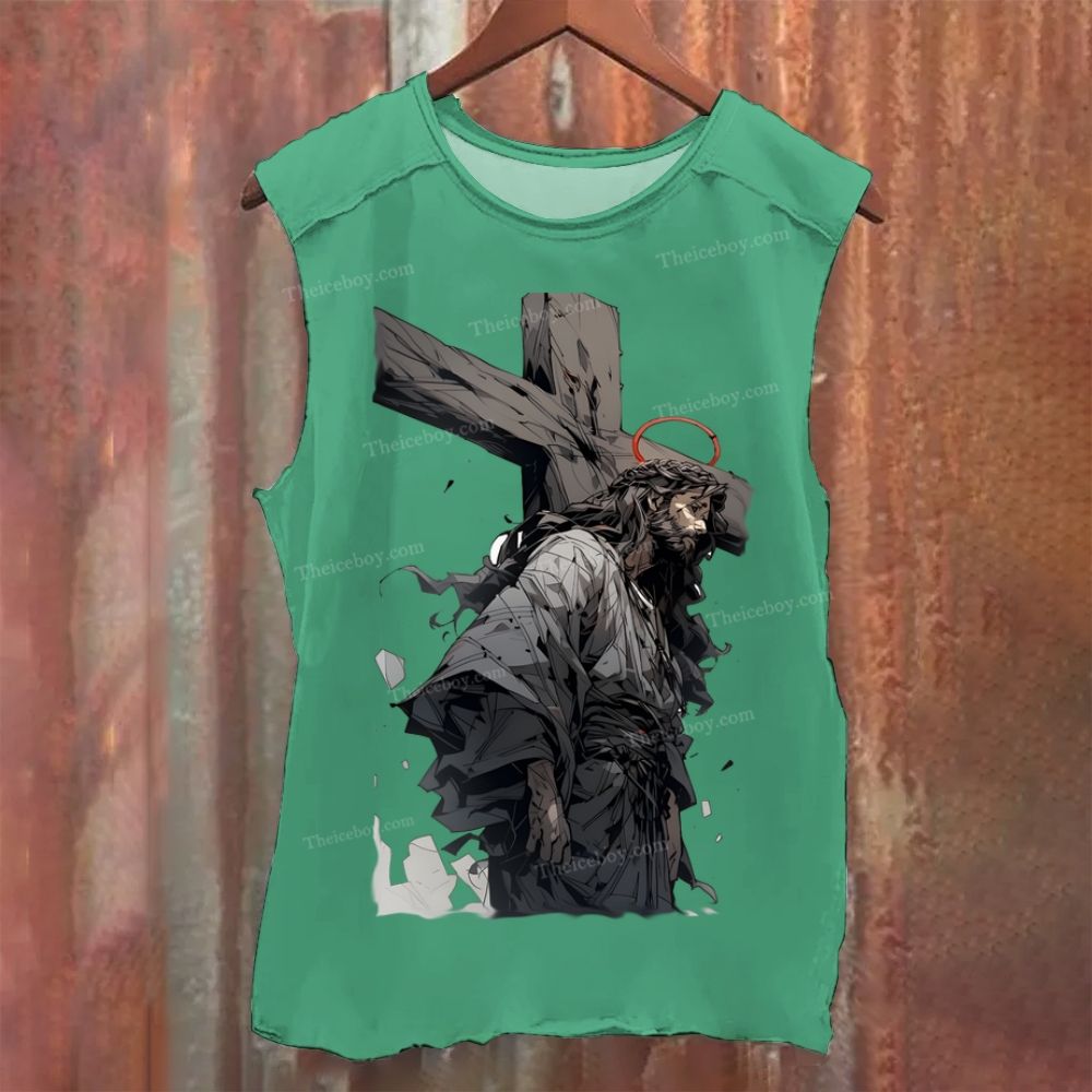 Guardian of the Cross Vintage Washed Tank Top