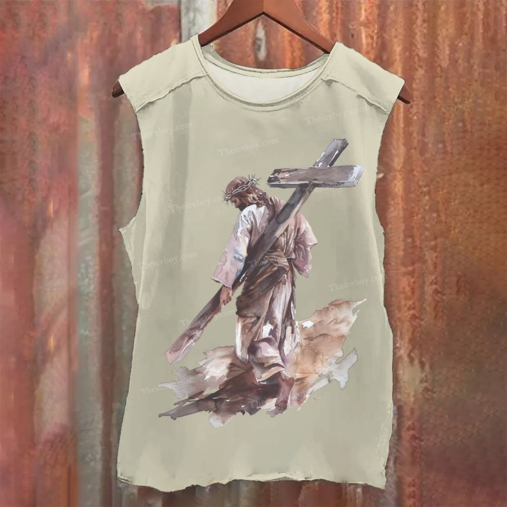 Way of the Cross Vintage Washed Tank Top