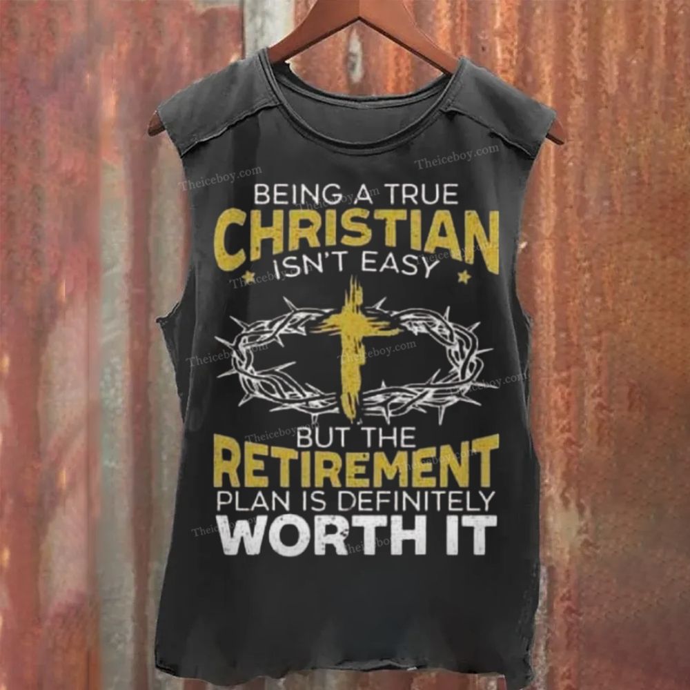 BEING A TRUE Christian Vintage Washed Tank Top