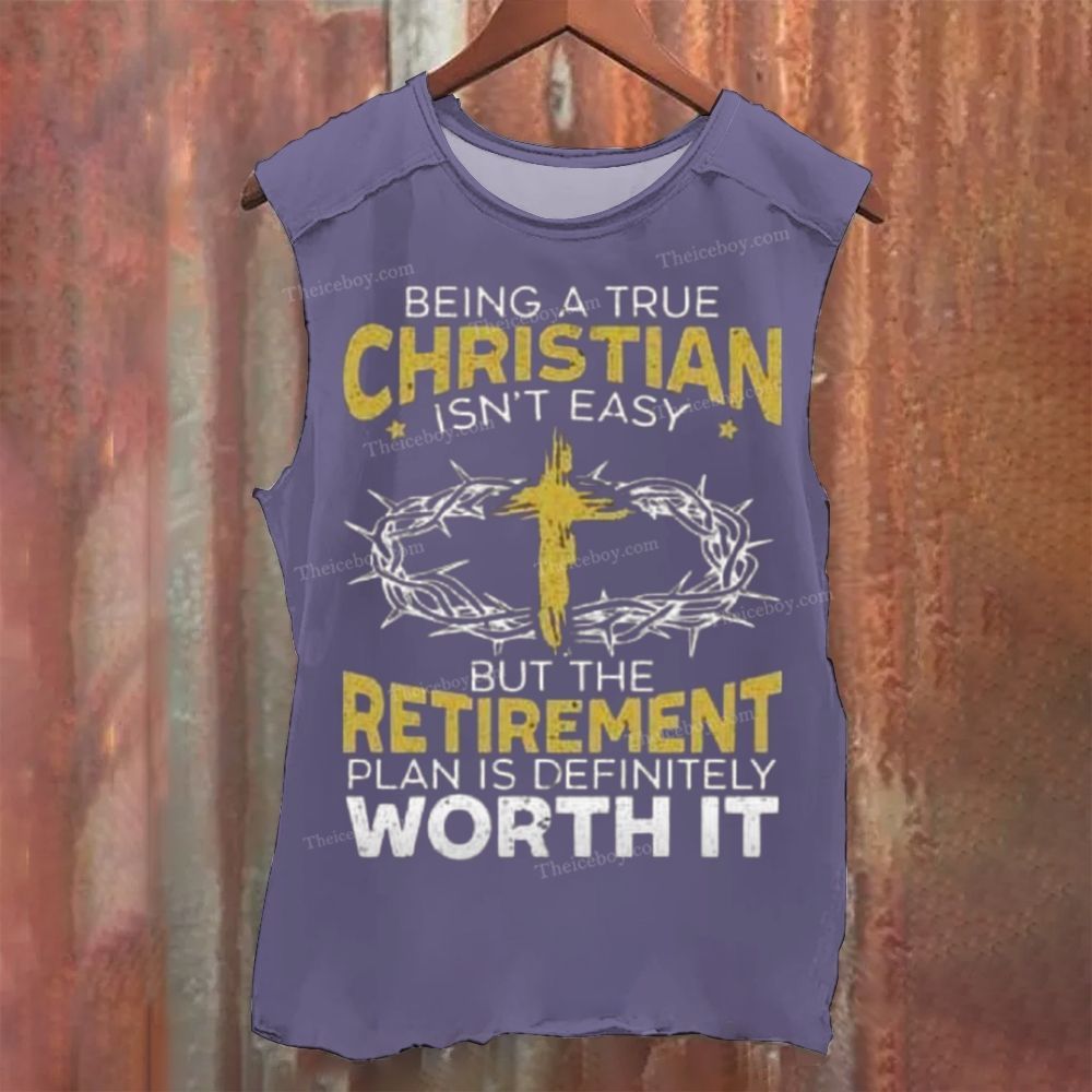BEING A TRUE Christian Vintage Washed Tank Top