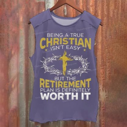 BEING A TRUE Christian Vintage Washed Tank Top
