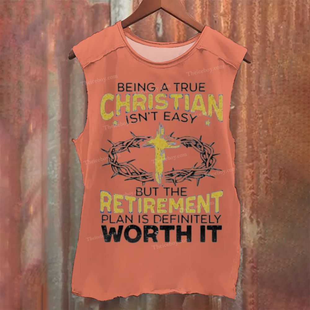 BEING A TRUE Christian Vintage Washed Tank Top