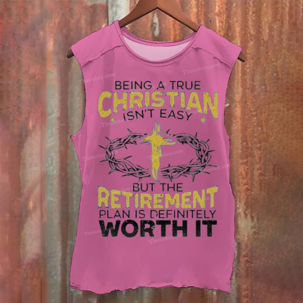BEING A TRUE Christian Vintage Washed Tank Top