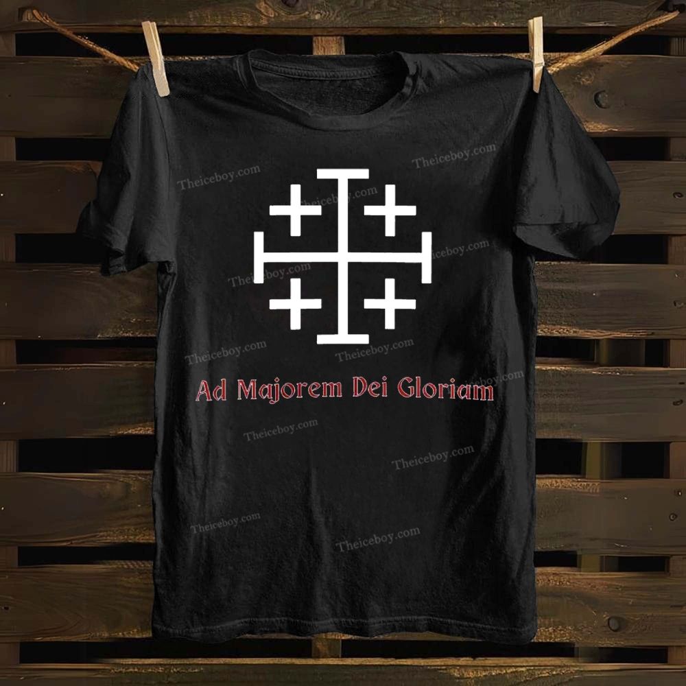 Ad Majorem Dei Gloriam Cotton T-shirt