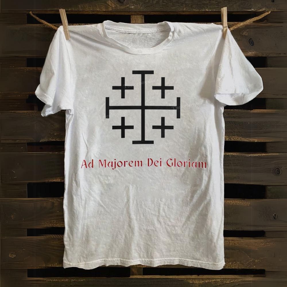 Ad Majorem Dei Gloriam Cotton T-shirt
