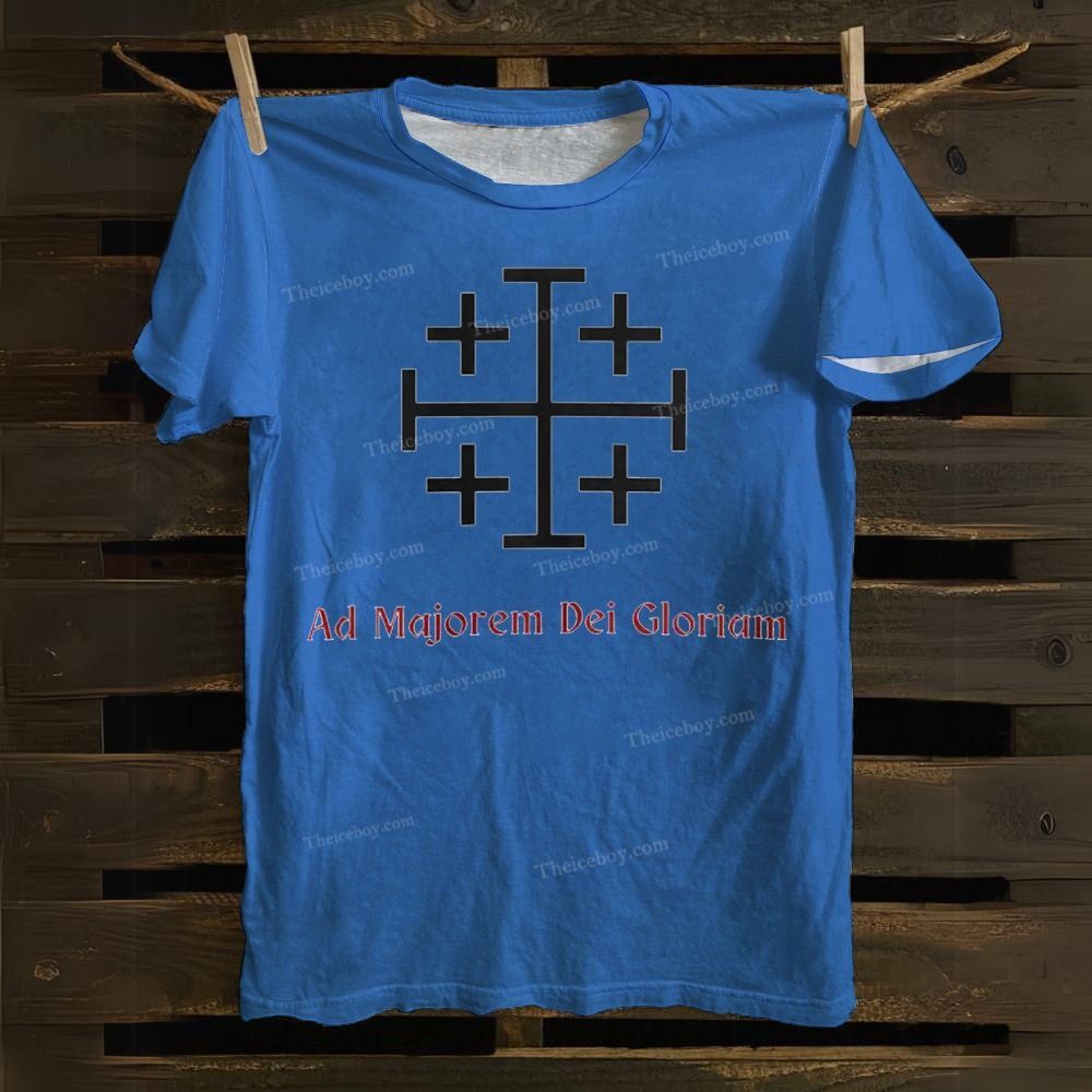 Ad Majorem Dei Gloriam Cotton T-shirt