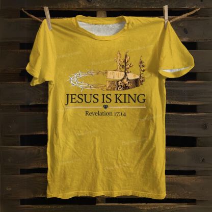 Jesus Is King Cotton T-shirt