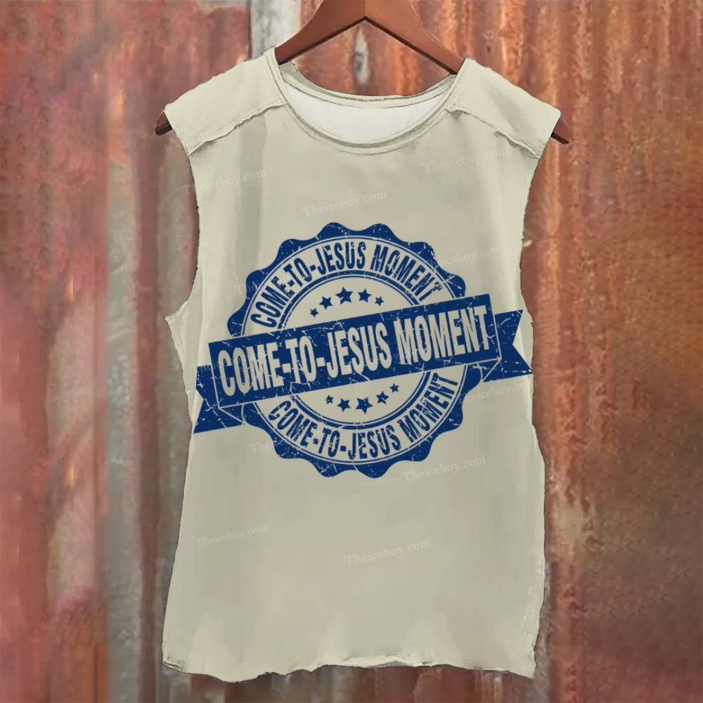 Come To Jesus Moment Vintage Washed Tank Top