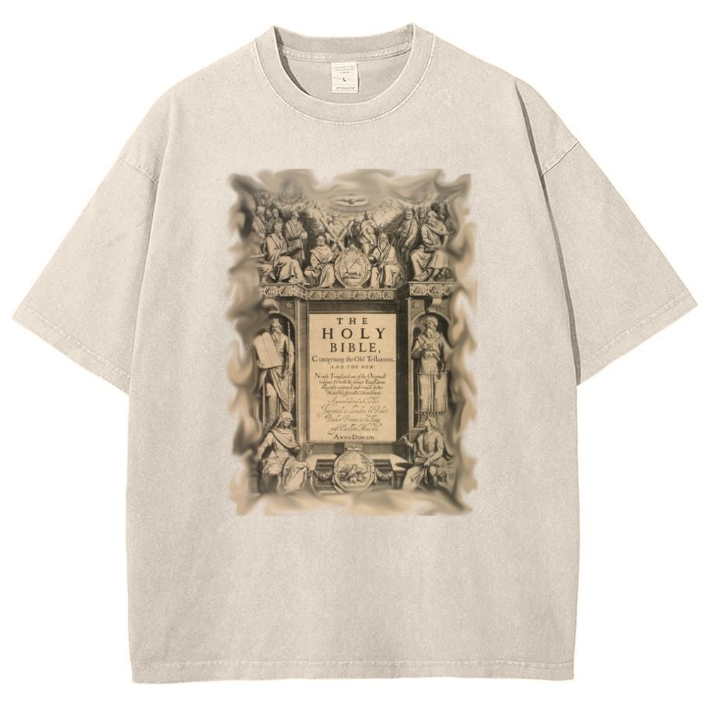 The Holy Bible Snowflake Vintage Cotton T-Shirt