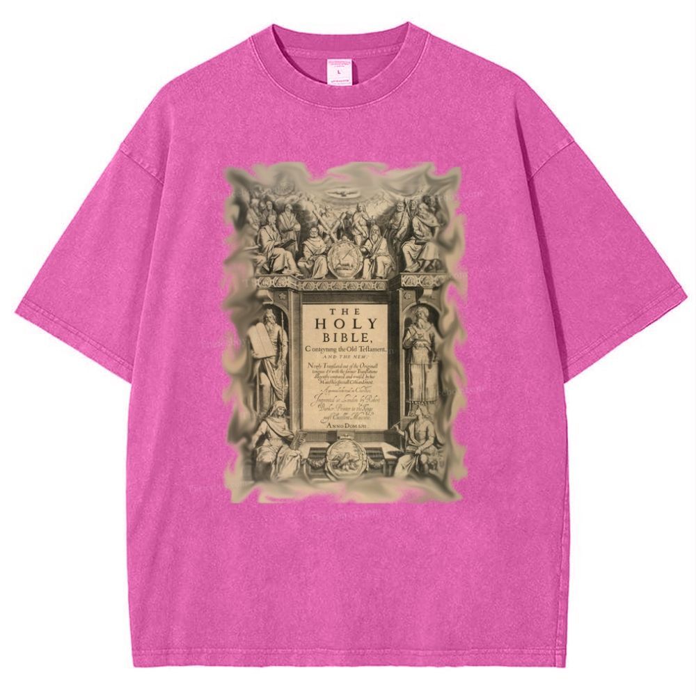 The Holy Bible Snowflake Vintage Cotton T-Shirt