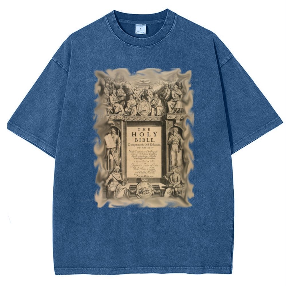The Holy Bible Snowflake Vintage Cotton T-Shirt