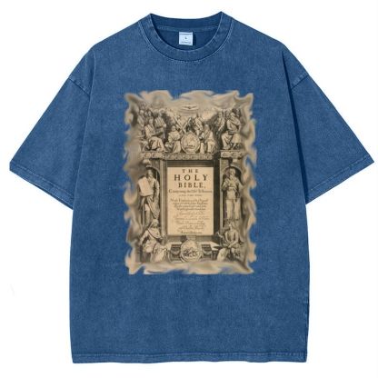 The Holy Bible Snowflake Vintage Cotton T-Shirt