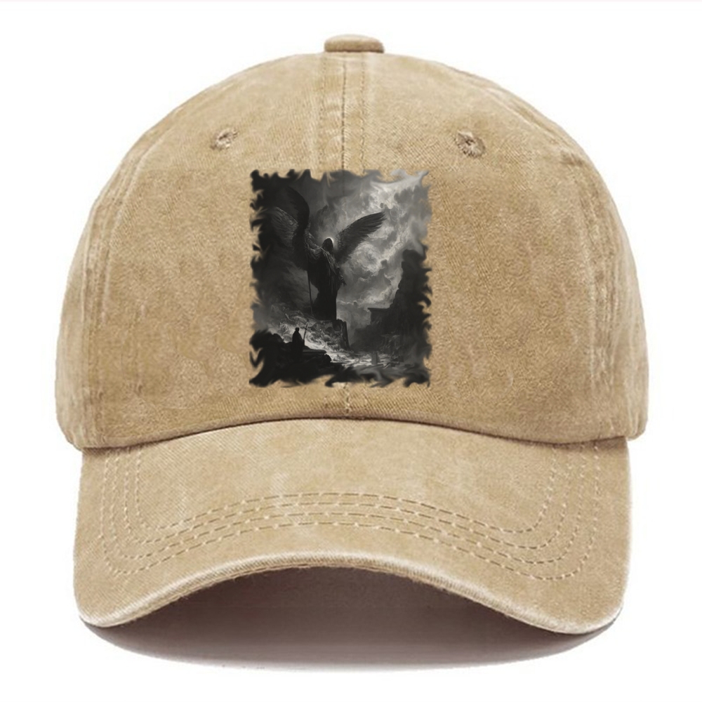 Angel of Death Unisex Vintage Casual Washed Cap