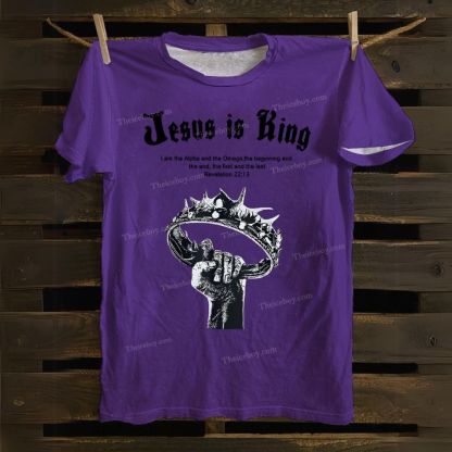 Jesus Is King Cotton T-shirt