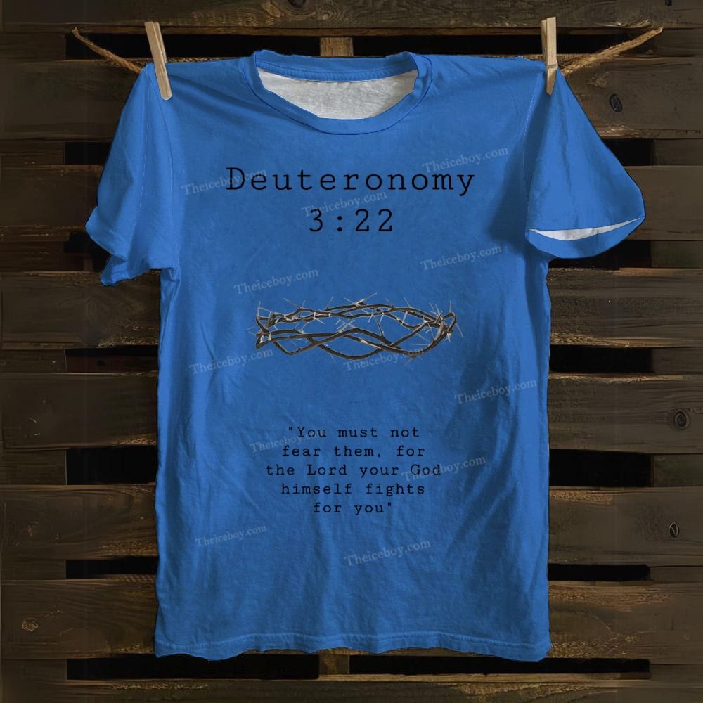 Deuteronomy 3:22 Cotton T-shirt