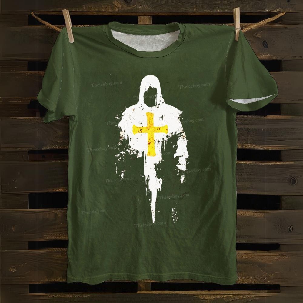 Heart Of Black Blood Of Gold Cotton T-shirt