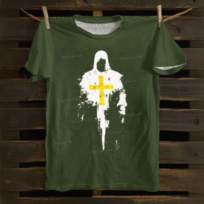 Heart Of Black Blood Of Gold Cotton T-shirt
