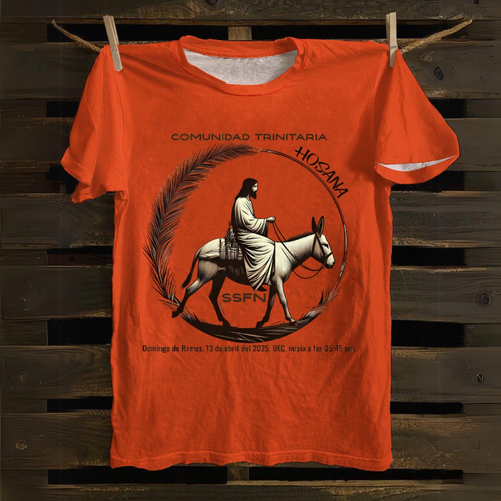 Jesus Picture Cotton T-shirt