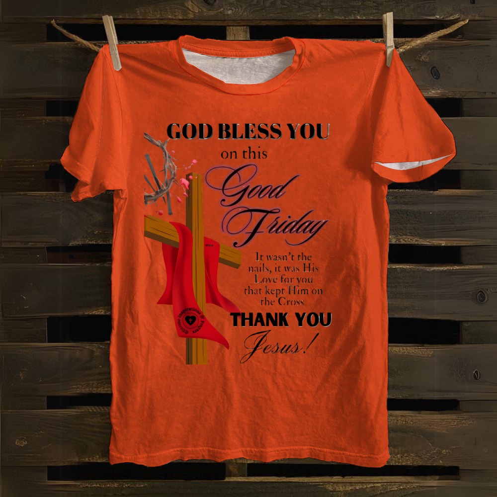 GOD BLESS YOU Cotton T-shirt