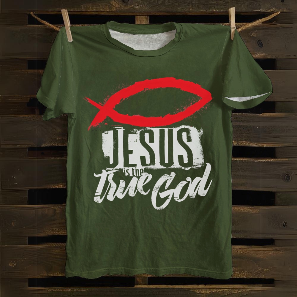FISH JESUS Cotton T-shirt