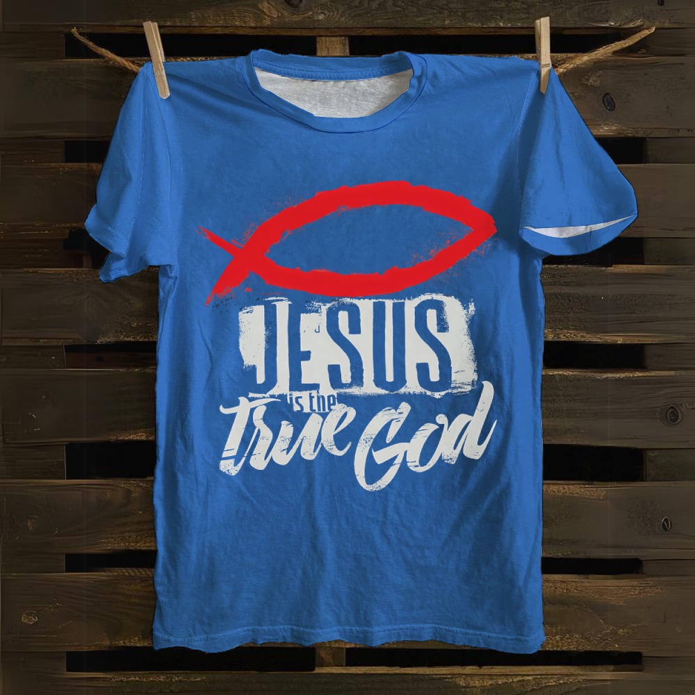 FISH JESUS Cotton T-shirt