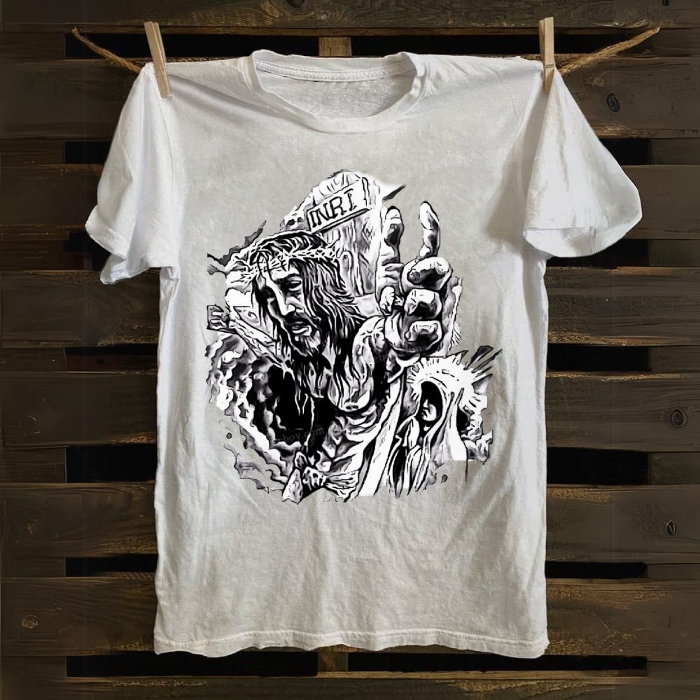 He Is Suffering For Us. Cotton T-shirt