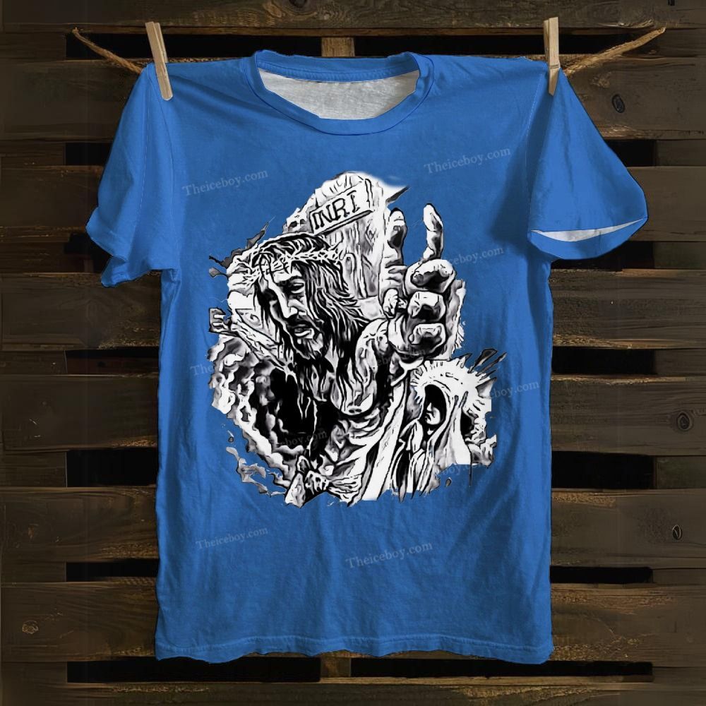 He Is Suffering For Us. Cotton T-shirt