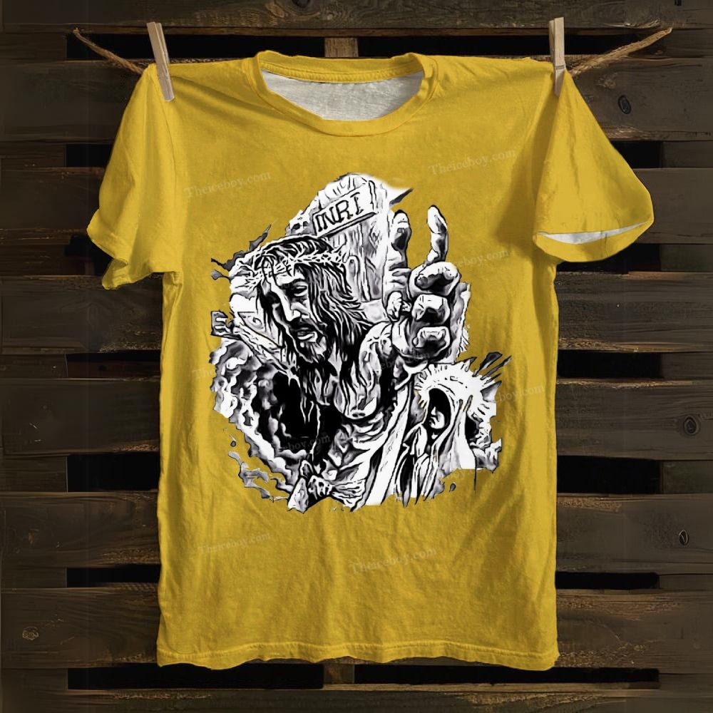 He Is Suffering For Us. Cotton T-shirt