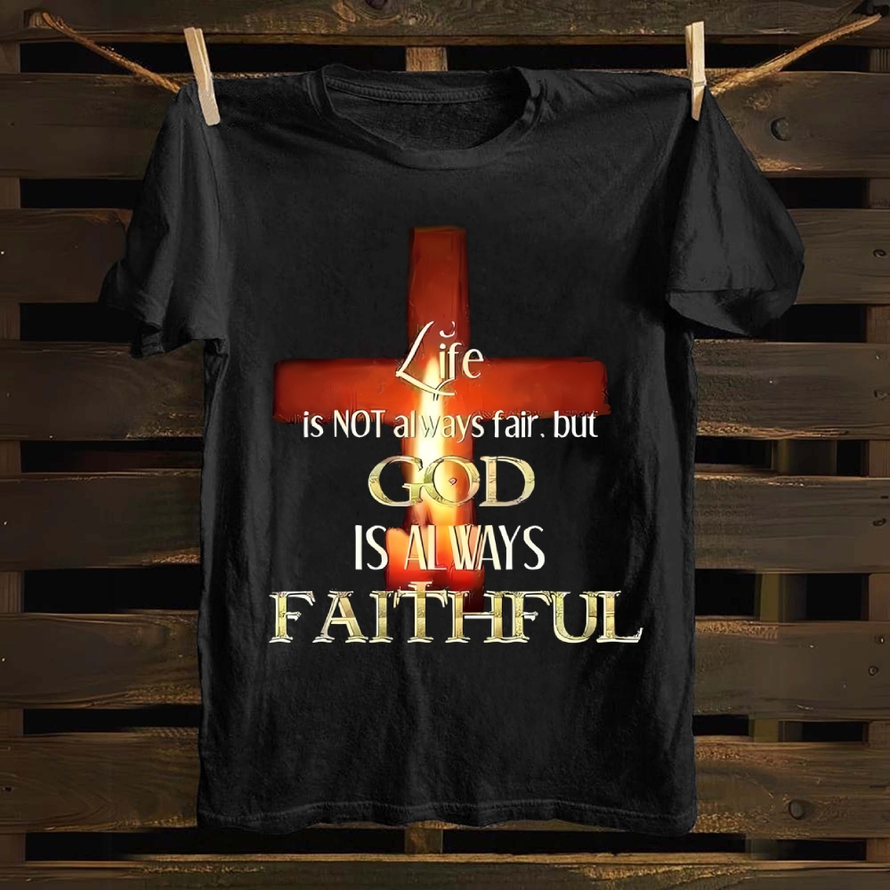 God Is Always Faithful Cotton T-shirt