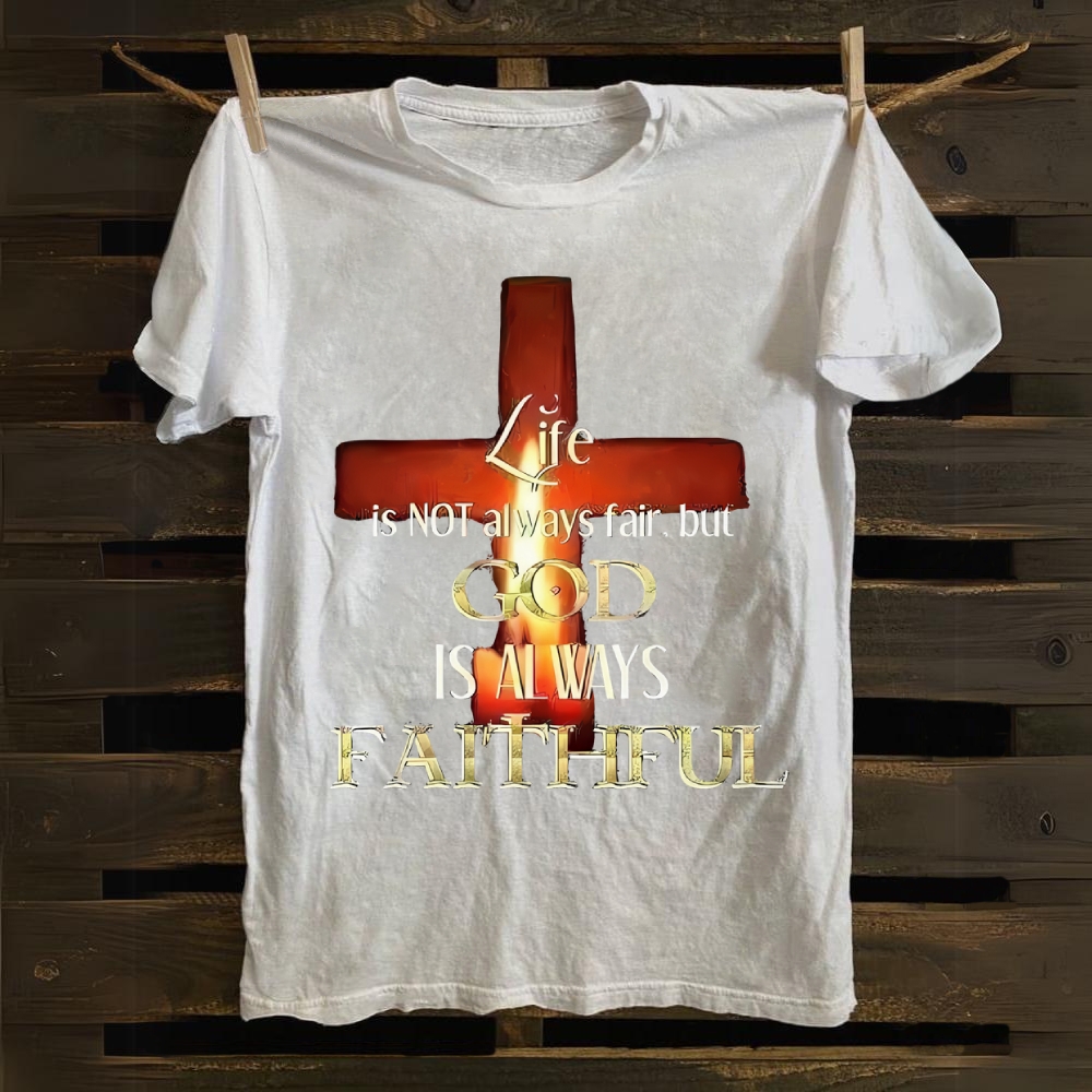 God Is Always Faithful Cotton T-shirt