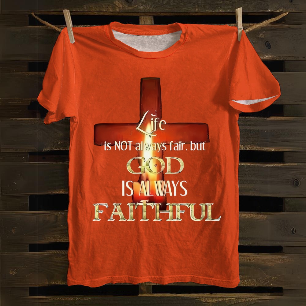God Is Always Faithful Cotton T-shirt