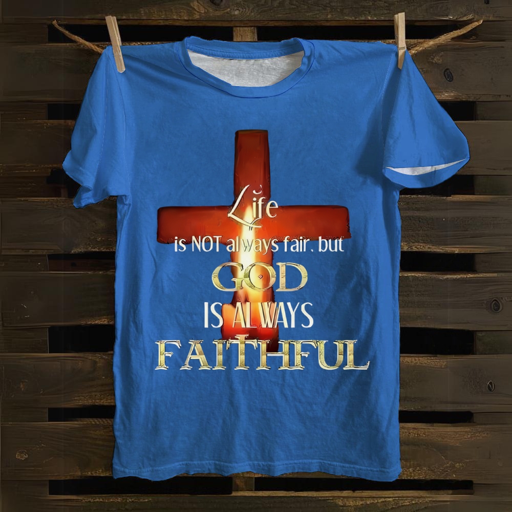 God Is Always Faithful Cotton T-shirt