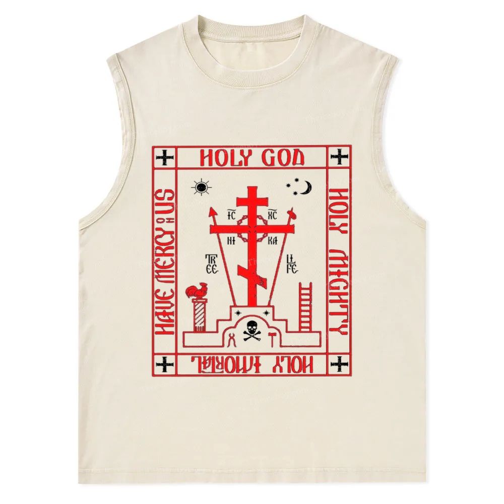 Ic Xc Ni Ka Christian Snowflake Washed Vest