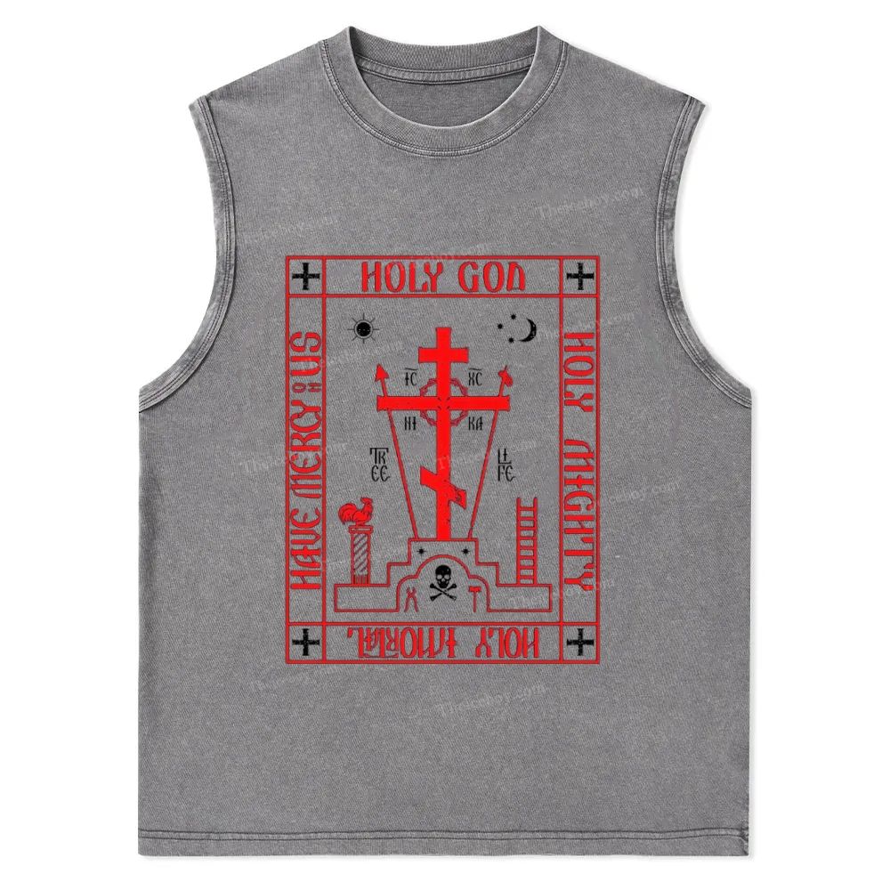 Ic Xc Ni Ka Christian Snowflake Washed Vest