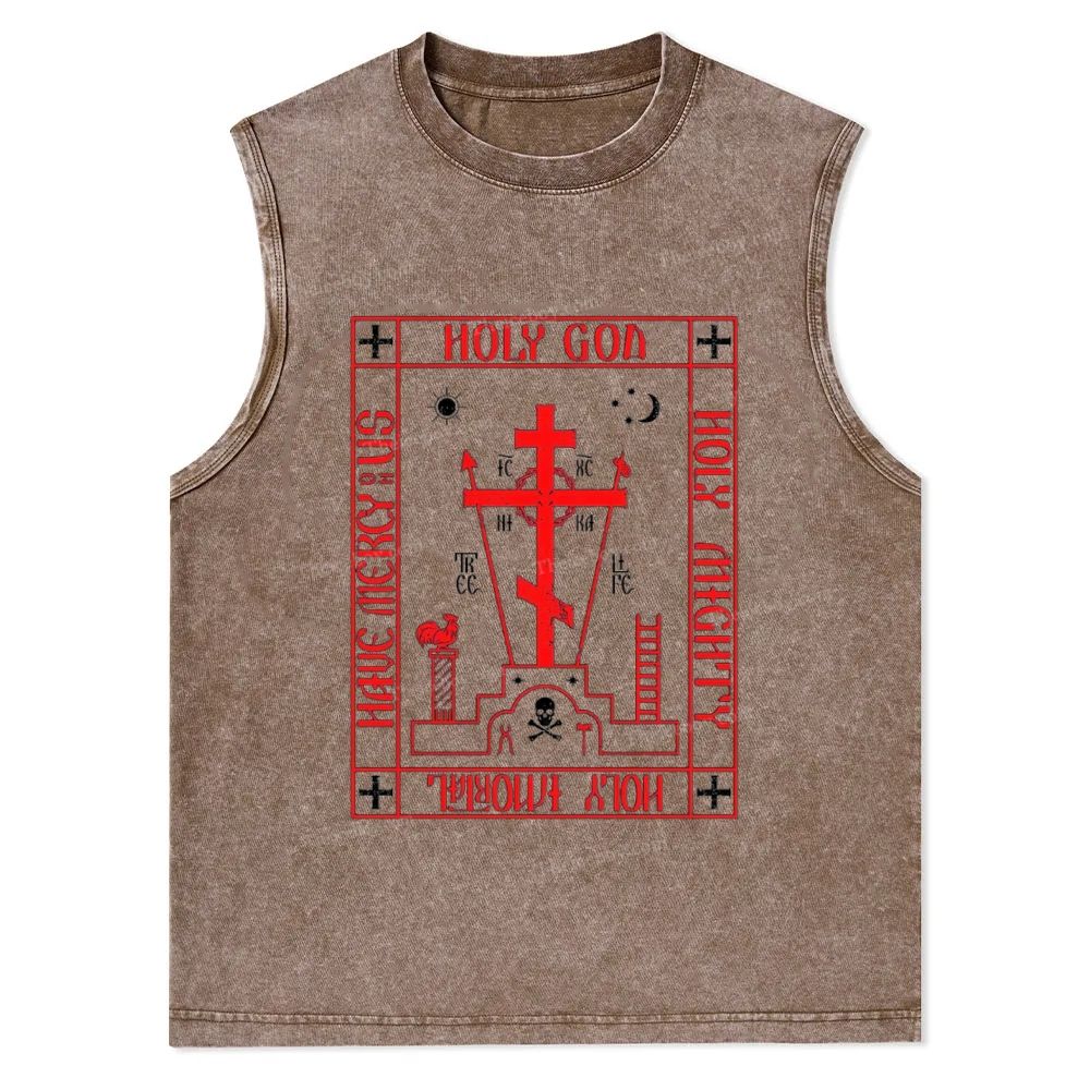 Ic Xc Ni Ka Christian Snowflake Washed Vest