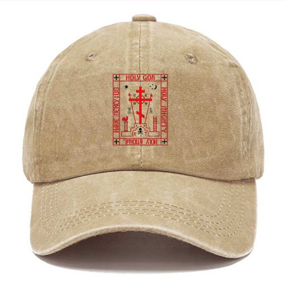 IC XC NI KA Unisex Vintage Casual Washed Cap
