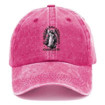 St. Michael The Archangel Unisex Vintage Casual Washed Cap