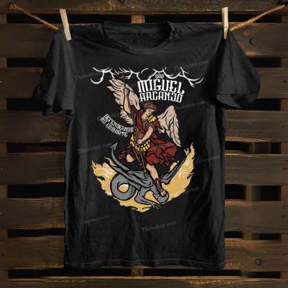 Christian Angel Defeats The Devil Cotton T-shirt