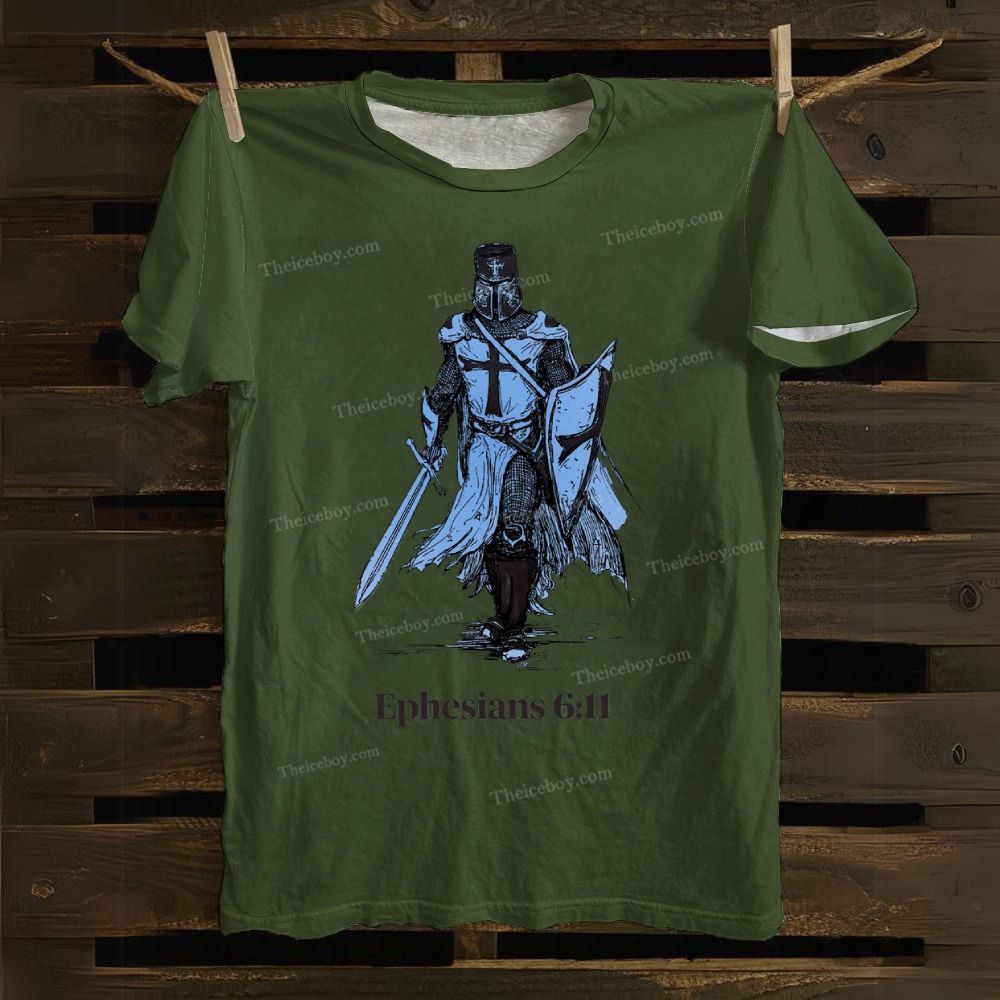 Ephesians 6:11 Cotton T-shirt