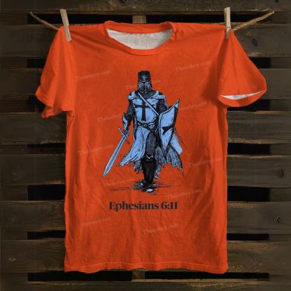 Ephesians 6:11 Cotton T-shirt