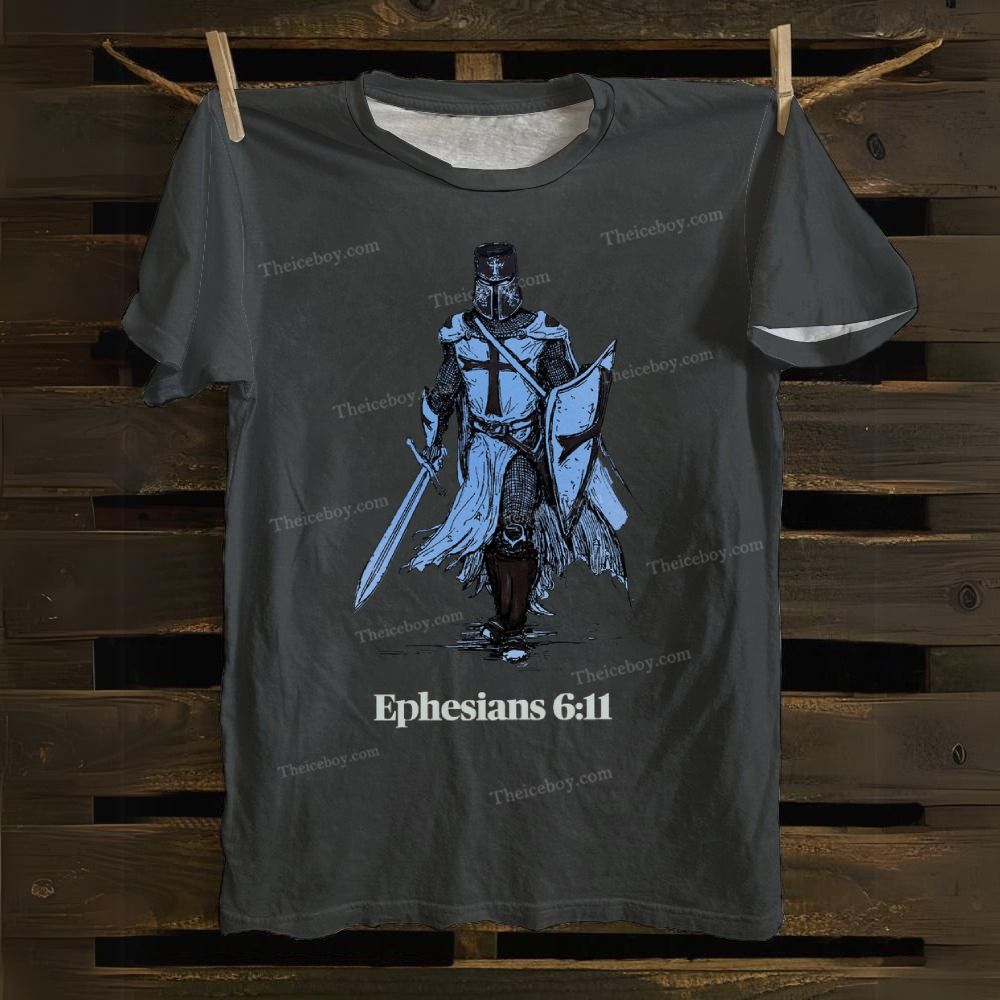 Ephesians 6:11 Cotton T-shirt