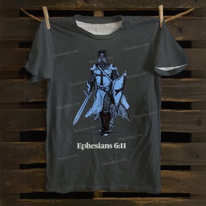 Ephesians 6:11 Cotton T-shirt
