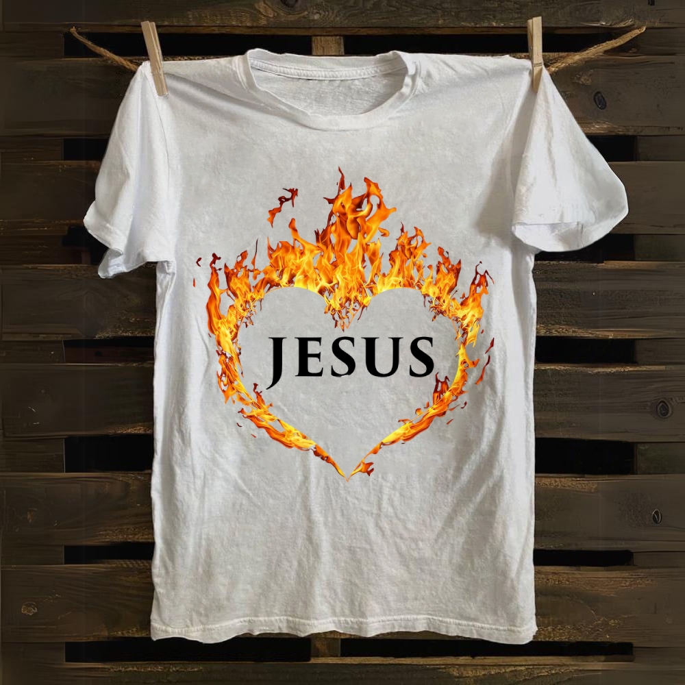 Jesus Art Cotton T-shirt