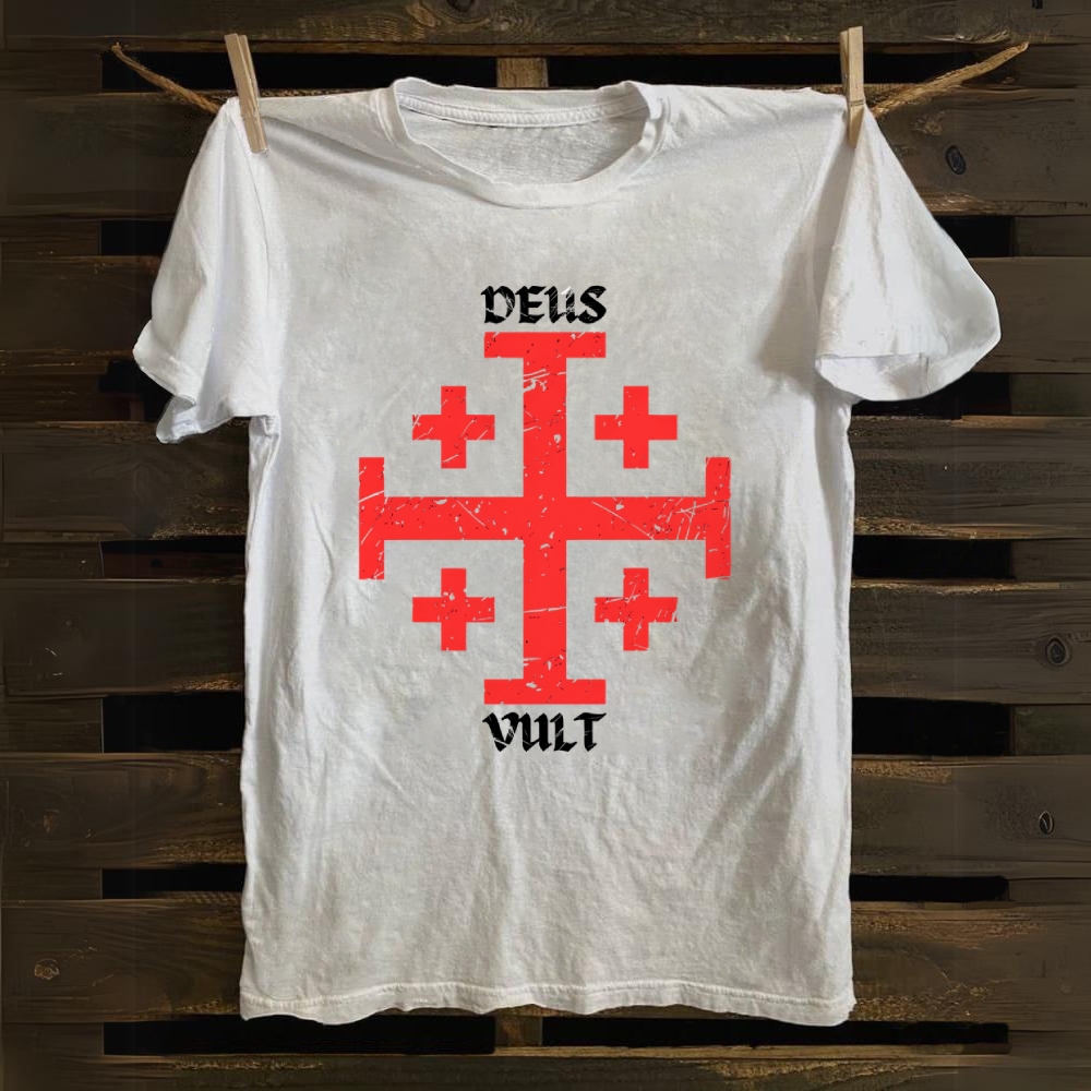 Deus Vult Cotton T-shirt