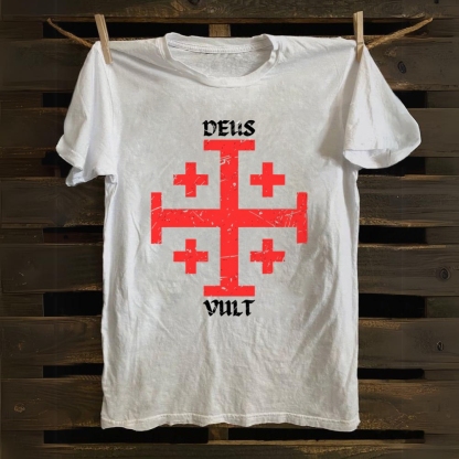 Deus Vult Cotton T-shirt