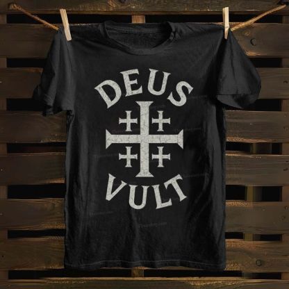 Deus Vult Cotton T-shirt