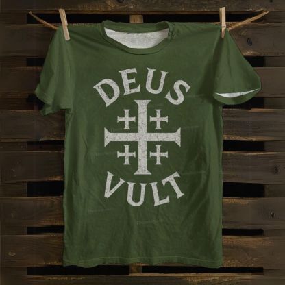Deus Vult Cotton T-shirt