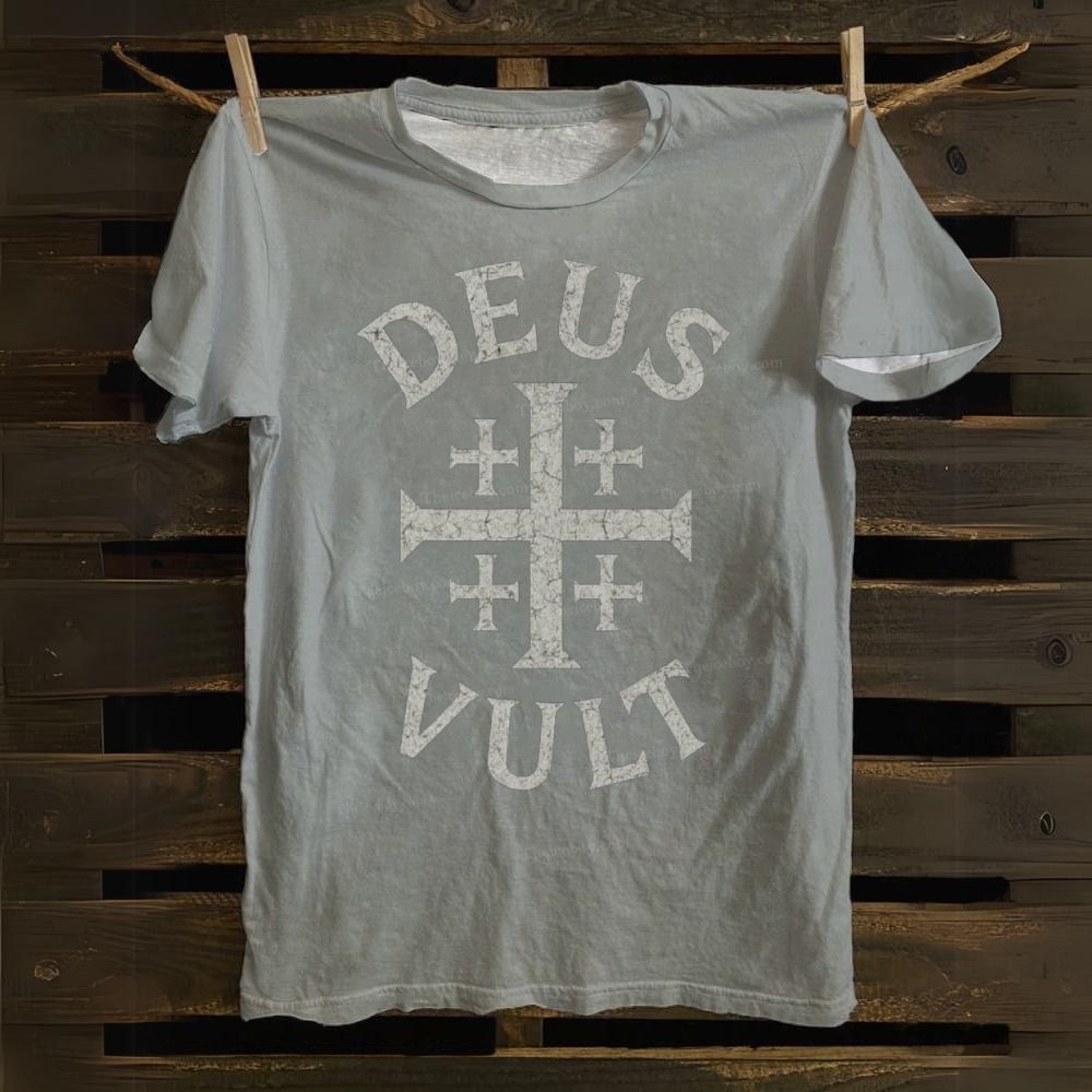Deus Vult Cotton T-shirt