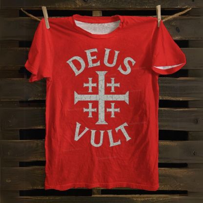 Deus Vult Cotton T-shirt